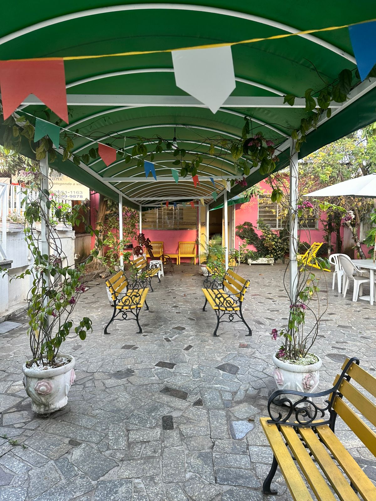 Área externa coberta da SCO MASTER